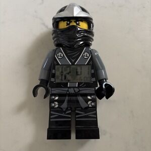 LEGO Ninjago Cole Light Up Digital Alarm Clock 9.5" – Tested & Working